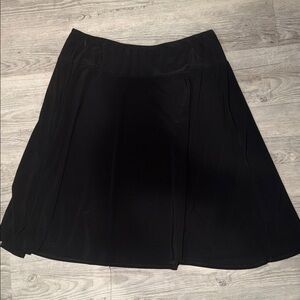 Jason Maxwell Elegant Black A-Line Skirt